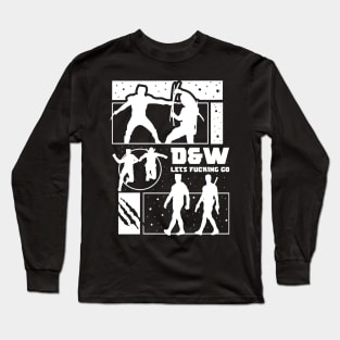 BNW Comics Styled artwork of the heroes Long Sleeve T-Shirt